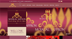 Desktop Screenshot of mojalalsaffron.com